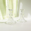Killarney Crystal Trinity Candlestick Pair - Image 2